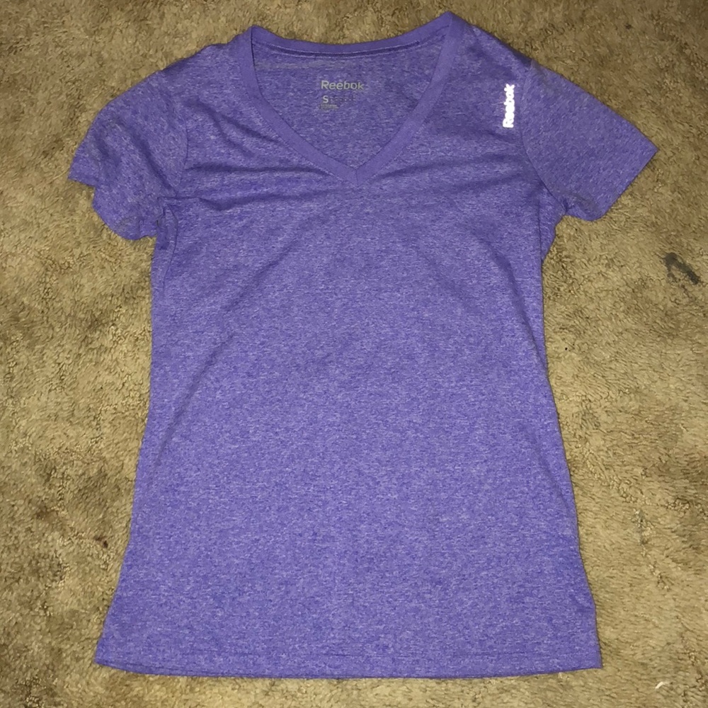 Purple Reebok Workout Tee